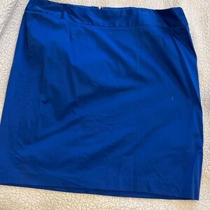 Lane Bryant 24 blue pencil skirt